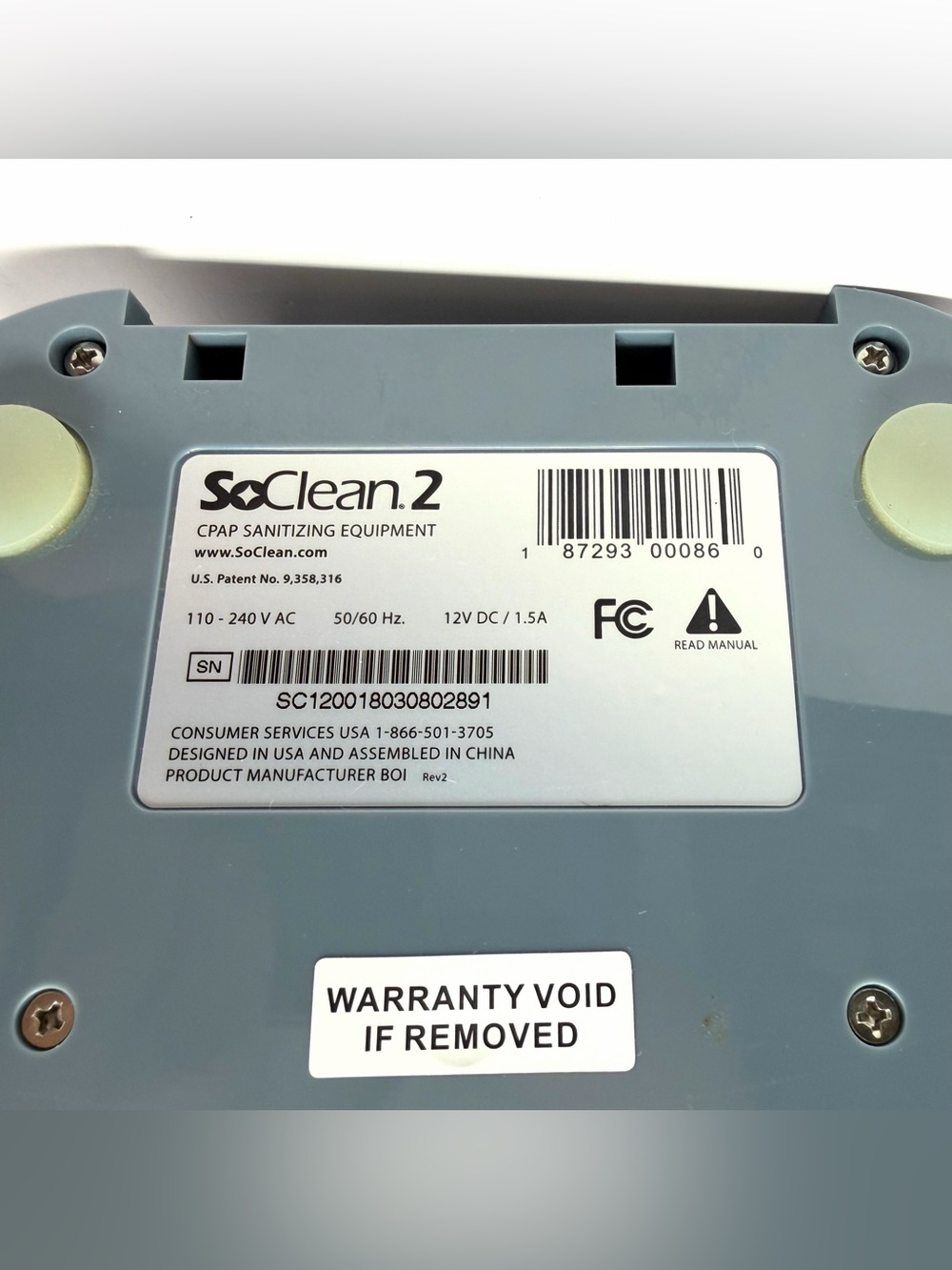 SoClean 2 Cleaner & Sanitizer Machine SC1200 Excellent In Box NEW Filter Kit. - Picture 13 of 16